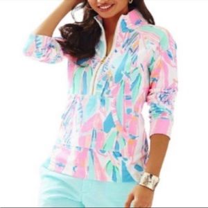 Lily Pulitzer half zip over pull.